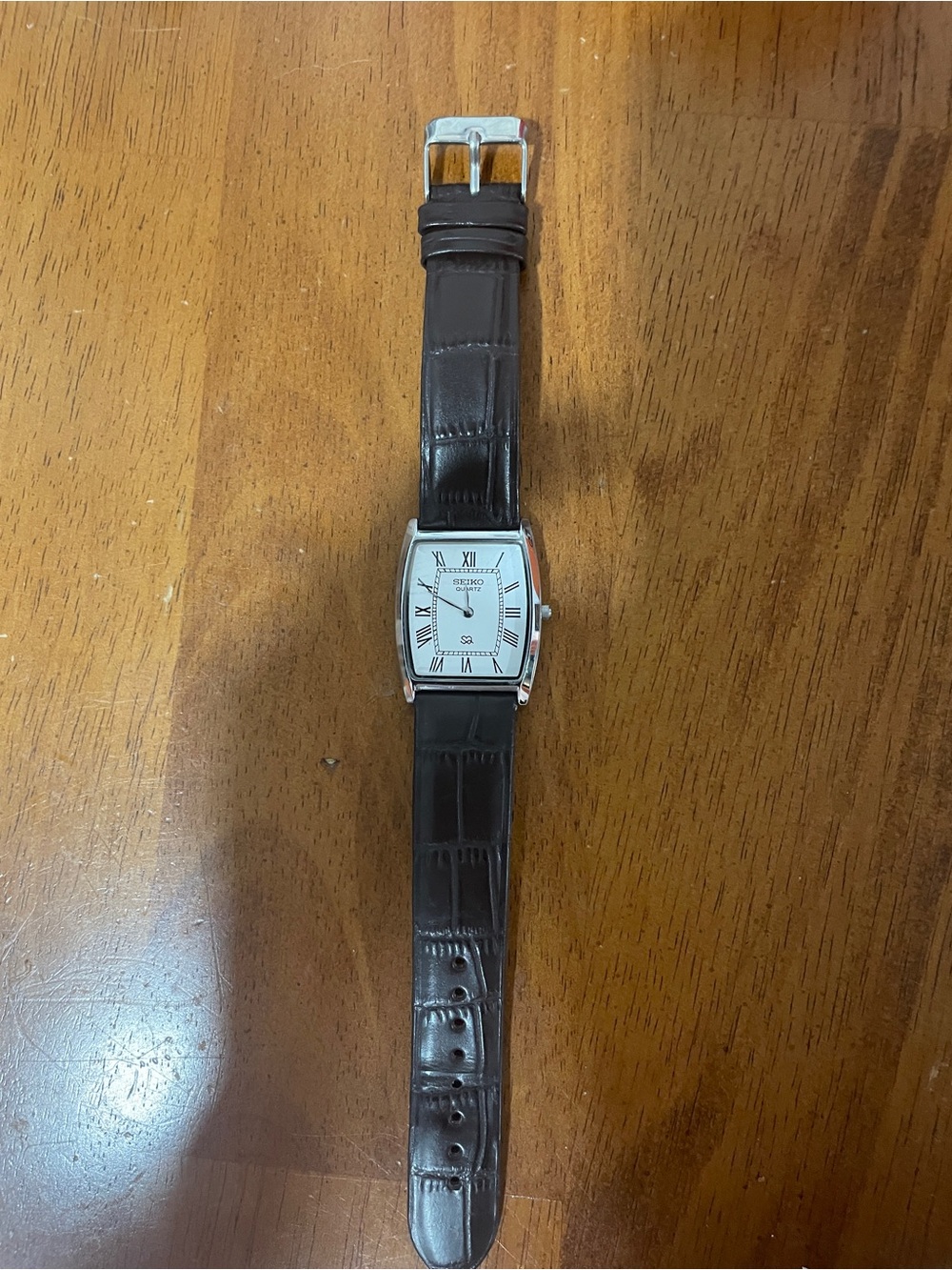 Seiko Barrel Tank Quartz Watch- running